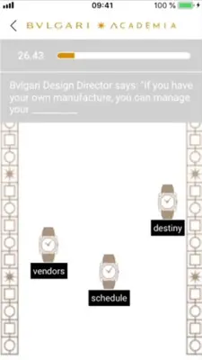 BVLGARI ACADEMIA android App screenshot 11